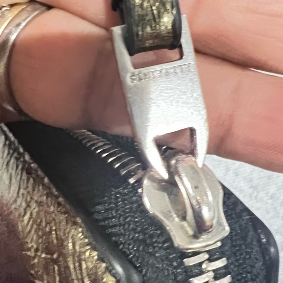 All saints metallic leather long wallet/wristlet - Picture 8 of 16